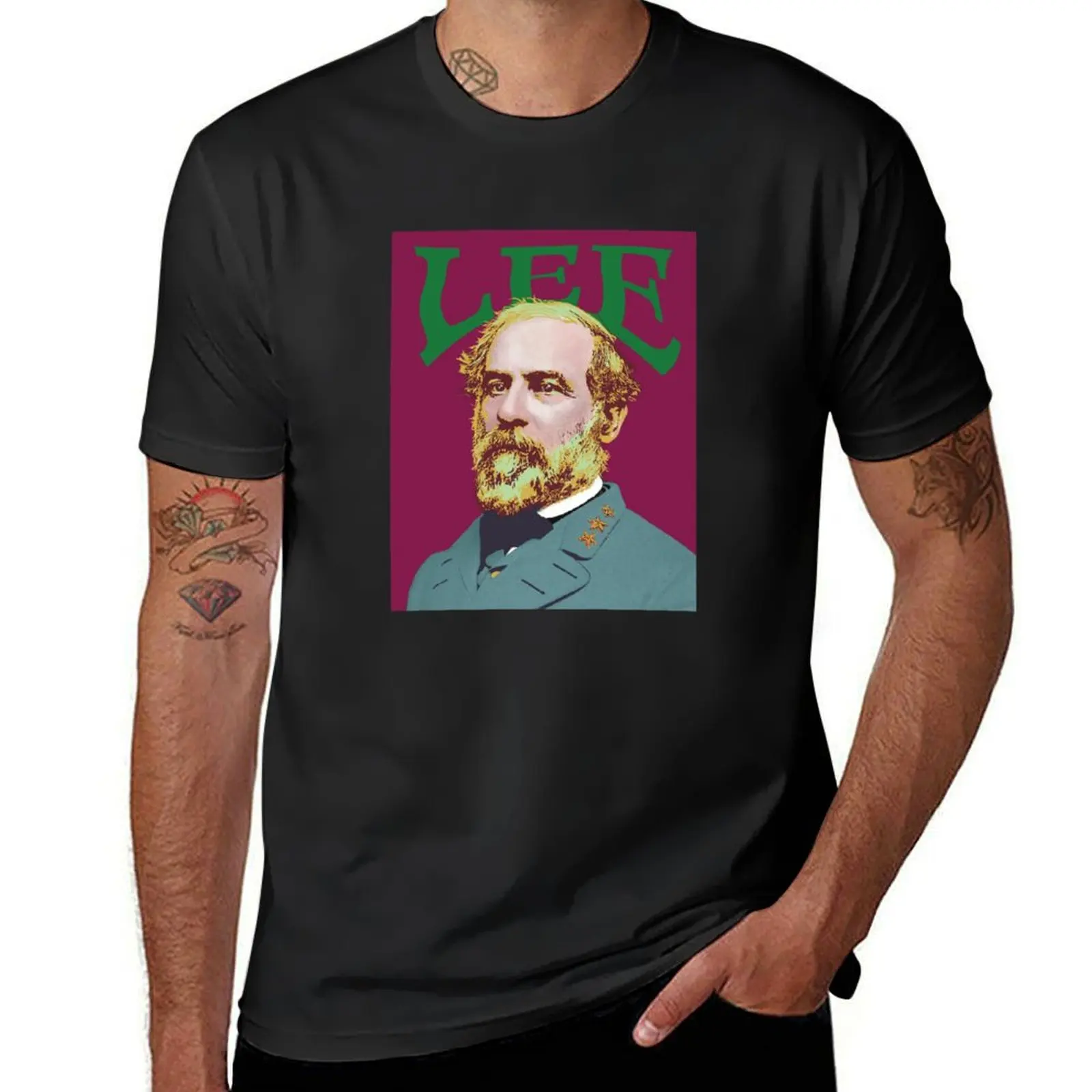 

Gen. Robert E. Lee T-Shirt boys animal print cute tops Aesthetic clothing t shirts for men