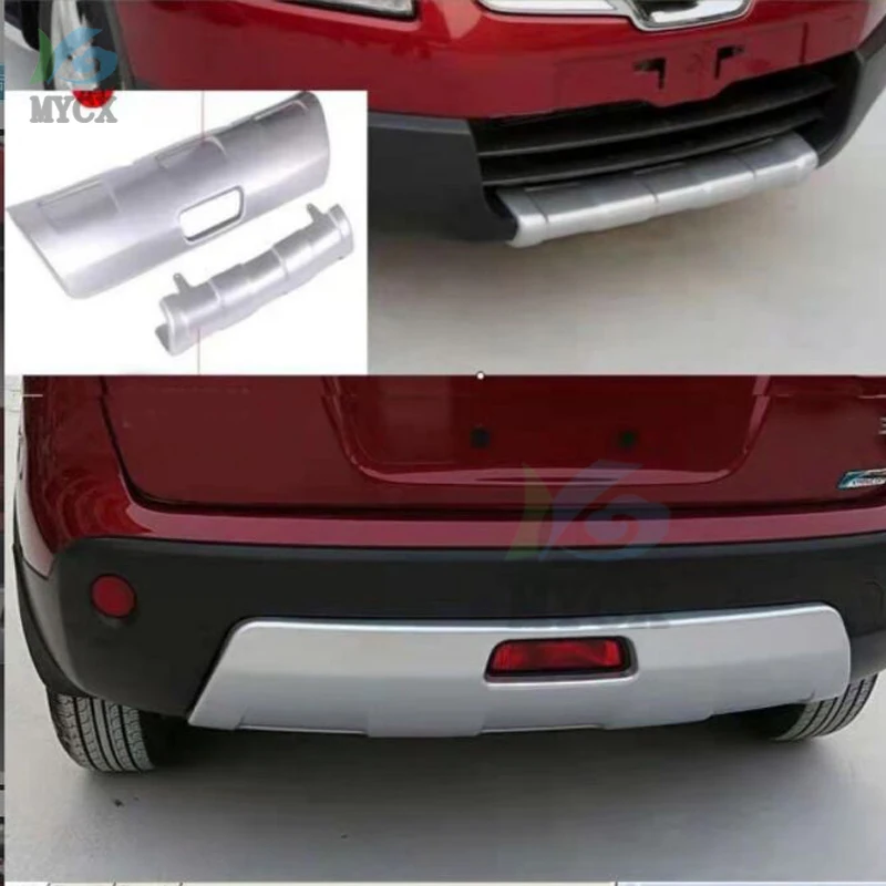 

2 шт., защитные накладки на передний и задний бамперы для Nissan Qashqai Dualis 2008- 2010 2011 2012-2015