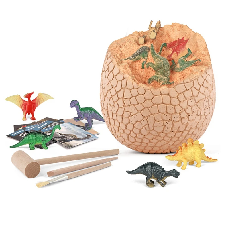 

1Set 3D Dinosaur Fossil Egg Dig Kit Jumbo Dino Eggs Unveil 12 Assorted Dinosaurs Perfect STEM Toy Dino Eggs Dig Kit