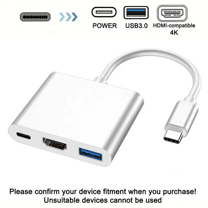 3-in-1 USB-C Hub Adapter 6