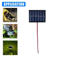 5W 5V/12V 1W 3V Mini panneau solaire polysilicium panneau solaire époxy Module cellule lumineuse chargeur de batterie pour 3-12V charge de batterie 6