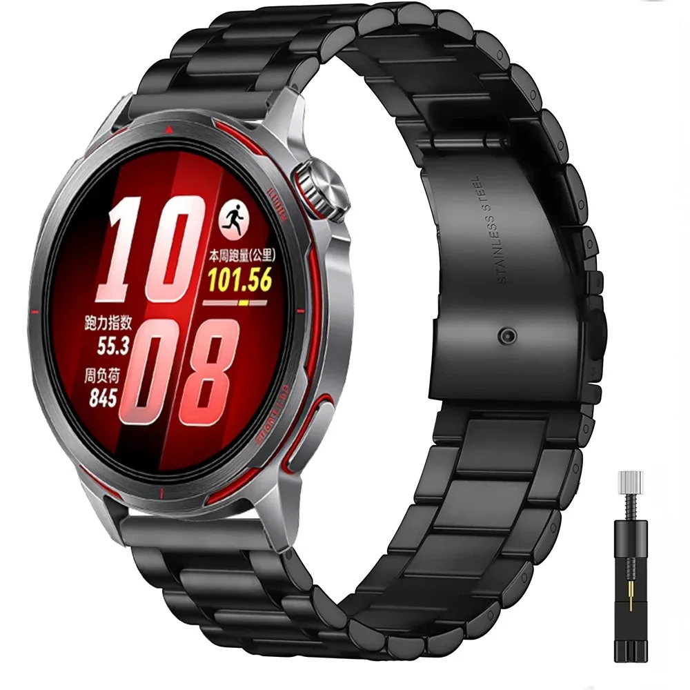 Sleek Metal Watch Bracelet Strap - 22/20mm Premium Design