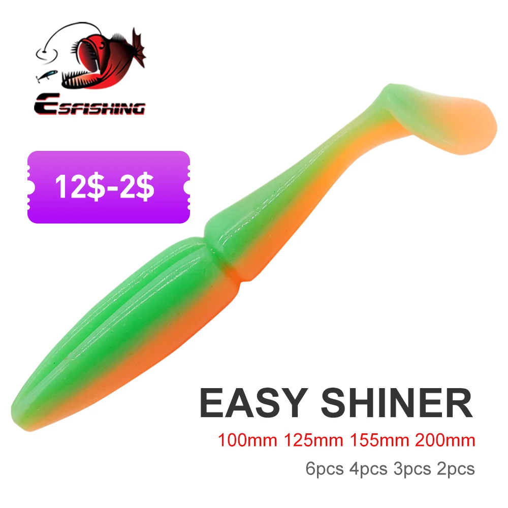 ESFISHING 100mm 125mm155mm 200mm Einfach Putzer Qualität Pesca Weicher