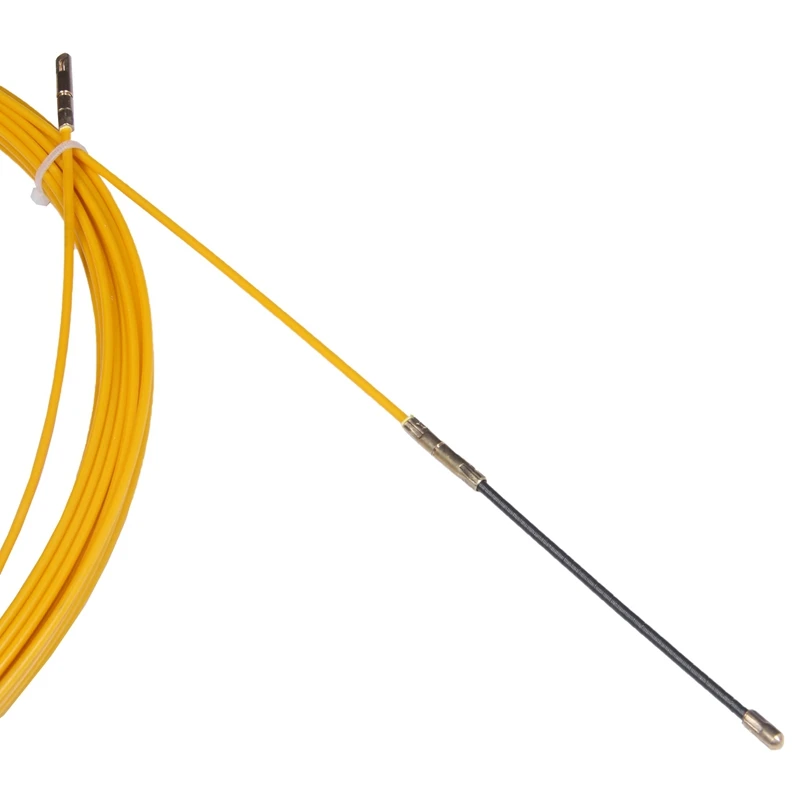 

2X,20M 3Mm Guide Device Fiberglass Electric Cable Push Pullers Duct Snake Rodder Fish Tape Wire