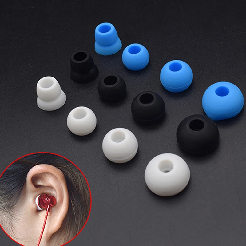 8pcs In Ear Noise Isolated Soft Anti Slip Removable Earbuds Tip With Box Spared Silicone Replacement For Beats Power3