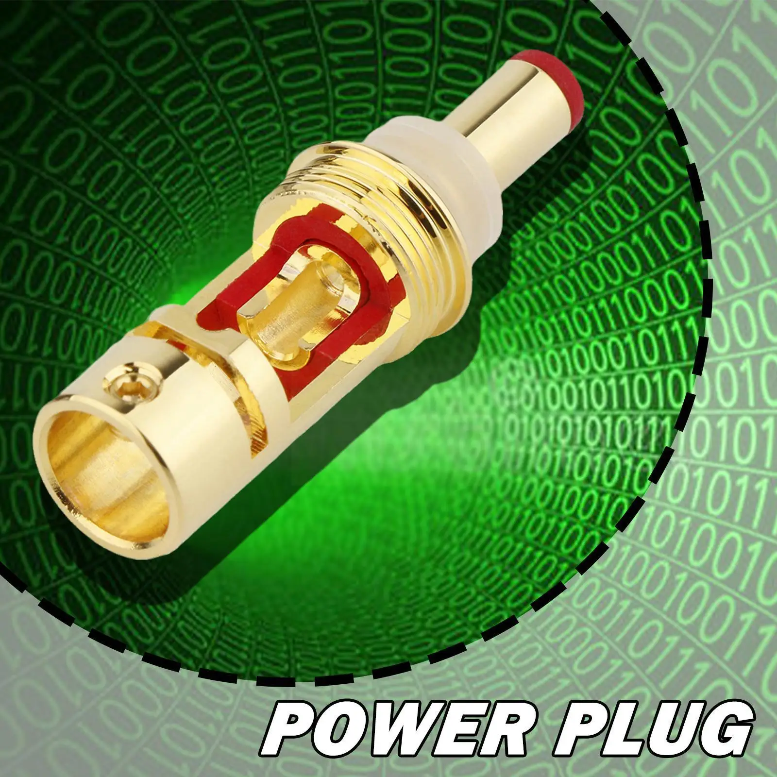 

Monosaudio DC21G DC25G Connector Jack DC-2.1G DC-2.5G 24K Gold-plated DC Female Power Plug For Audiophile Applications H2F3