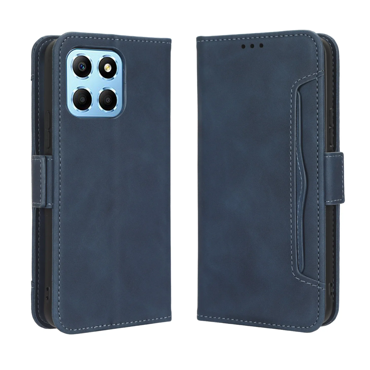 Per Huawei Honor X6 Custodia Premium Wallet Leather Flip Multi-Card Slot Cover Per Huawei Honor Play 6C Honor X6 X6 Custodia Per Telefono