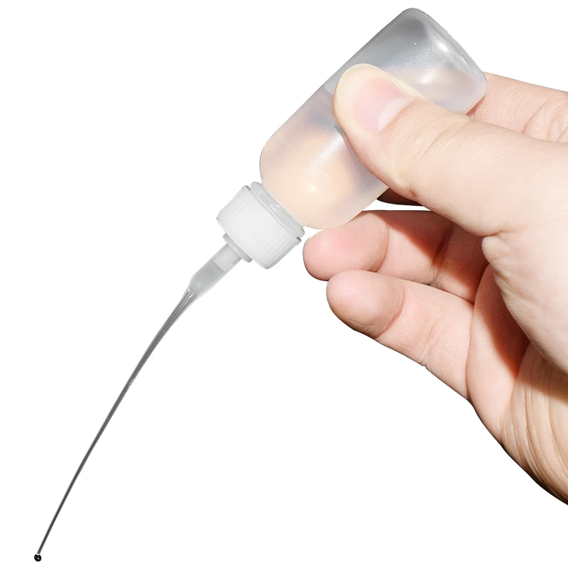 Plastic Squeezable Dropper Bottles with Needle Tips 30ml Fine Tip Glue Applicators Set For Paint Stains Oils Ink Use Crafts