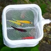 1PC Aquarium Square Fishing Net Extendable Long Handle Fishing Gear For Catching Fish Shrimp Tank Clean Accessories 4