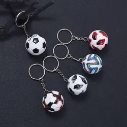 Football Pendant Keychain For Men Soccer Ball Key Chain Women Bag Pendant Accessories Car Keyrings Club Fans Souvenir Gifts