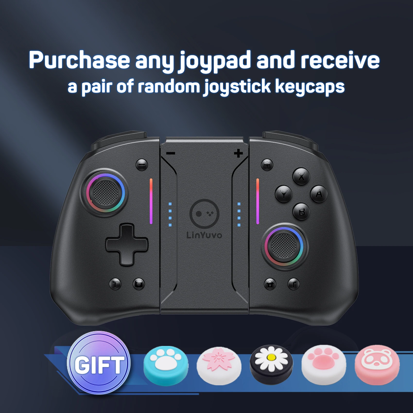 LinYuvo-KS42-Joypad-For-switch-Automatic-wake-up-With-somatosensory-six ...