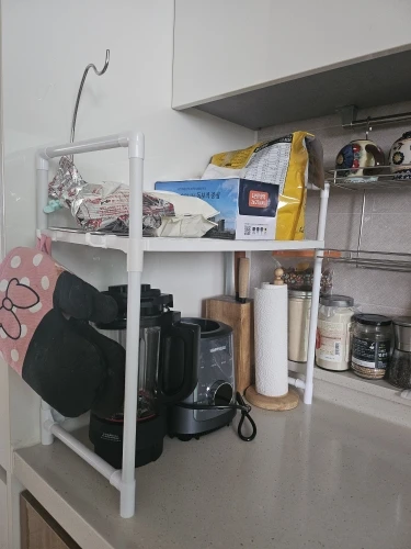 Multi-Layer Kitchen Storage Rack Condiment Organizer Shelf Microwave Shelf photo review