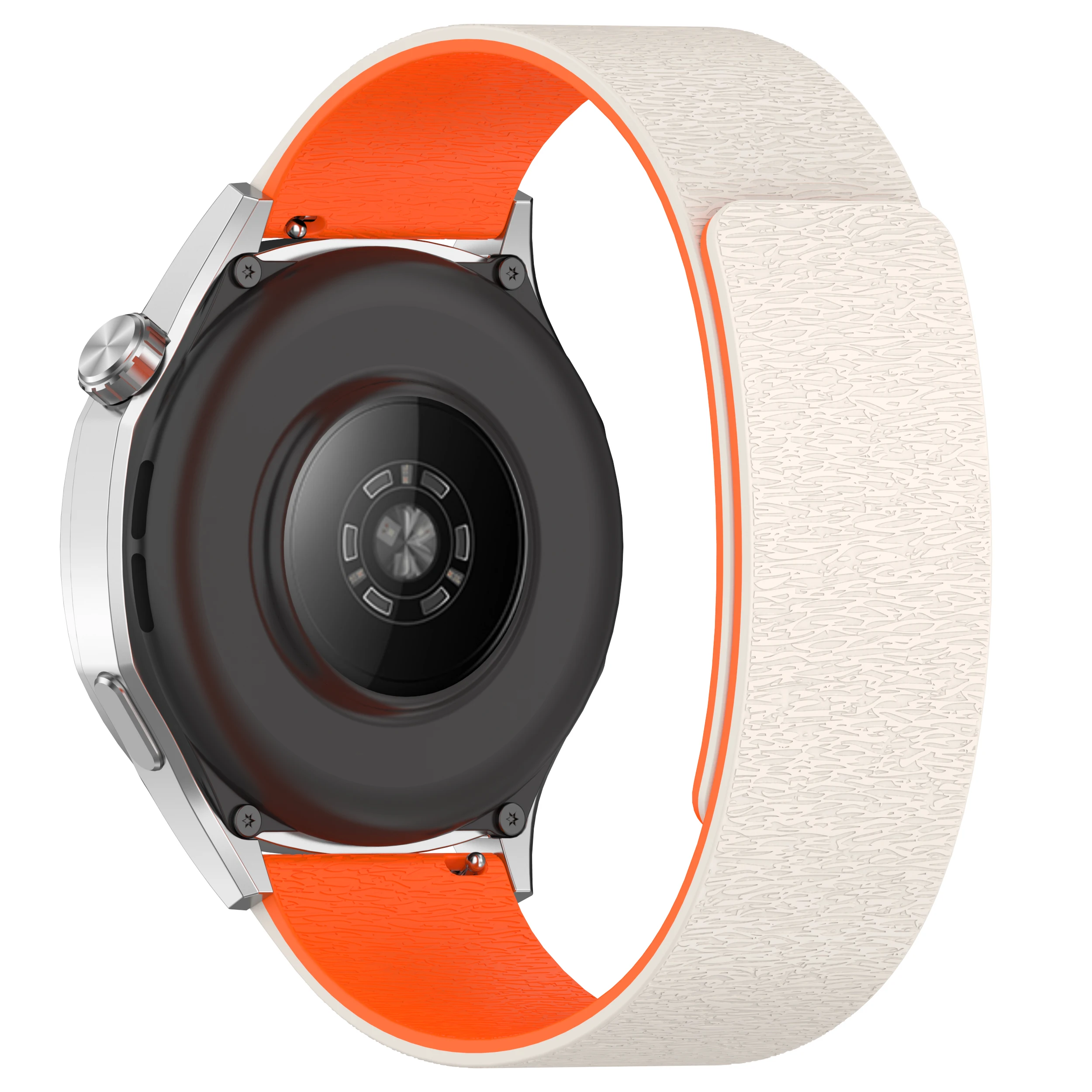 Universal Magnetic Silicone Strap - 18mm/20mm/22mm Adjustable Band