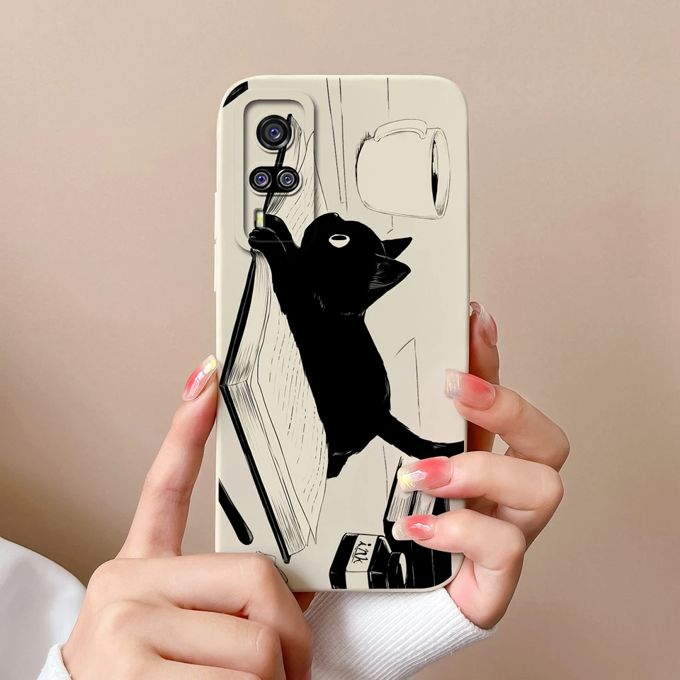 Cute Panda Dog & Floral Liquid Shell Soft Protective Luxury Case - Vibrant Design Cover