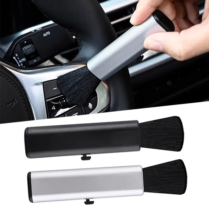 Premium Car Interior Dust Removal Brush - Auto Cleaning Tool
