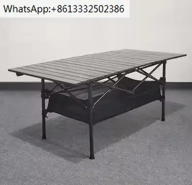 

Outdoor Camping Aluminum Alloy Folding Table Multifunctional Portable Barbecue Picnic Table Stall Table