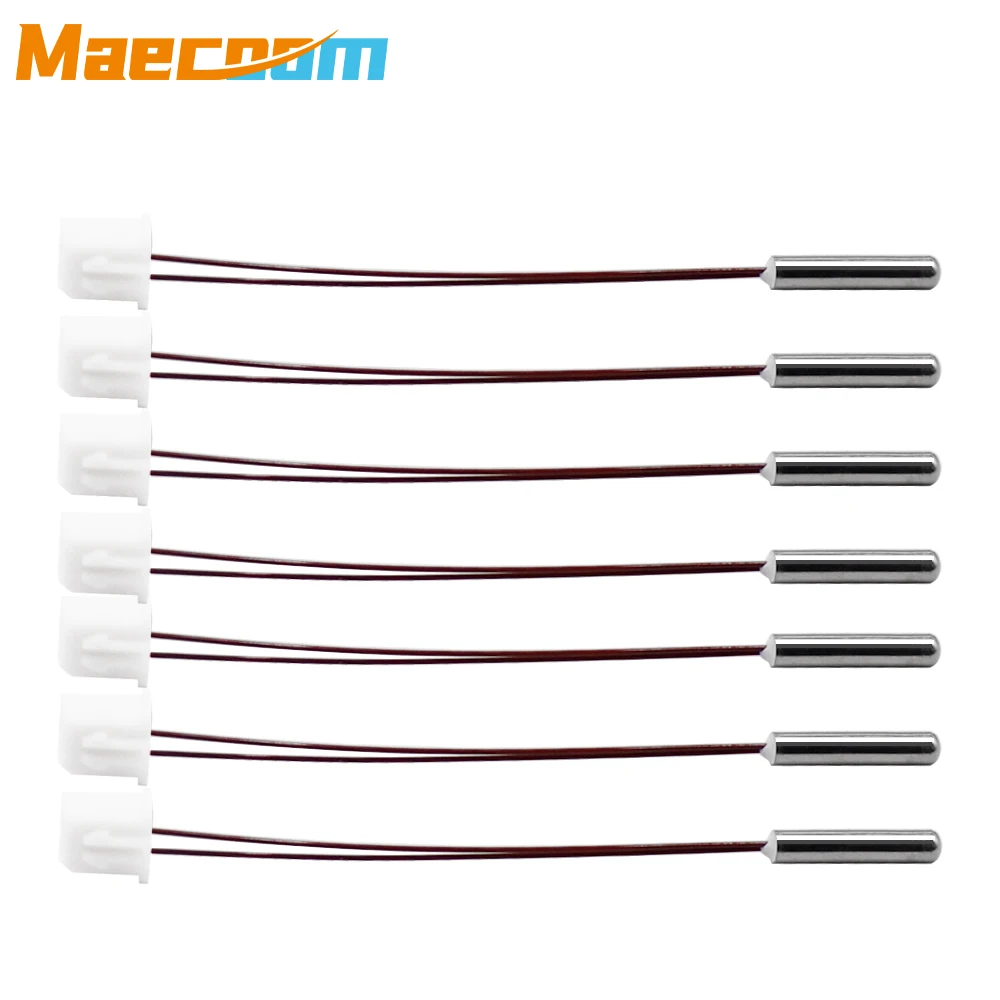 3D 프린터 압출기 Mk8 V6 화산 CR10 M3 Hotend VORON CR6SE 용 고품질 NTC100K 3950 서미스터 온도 센서