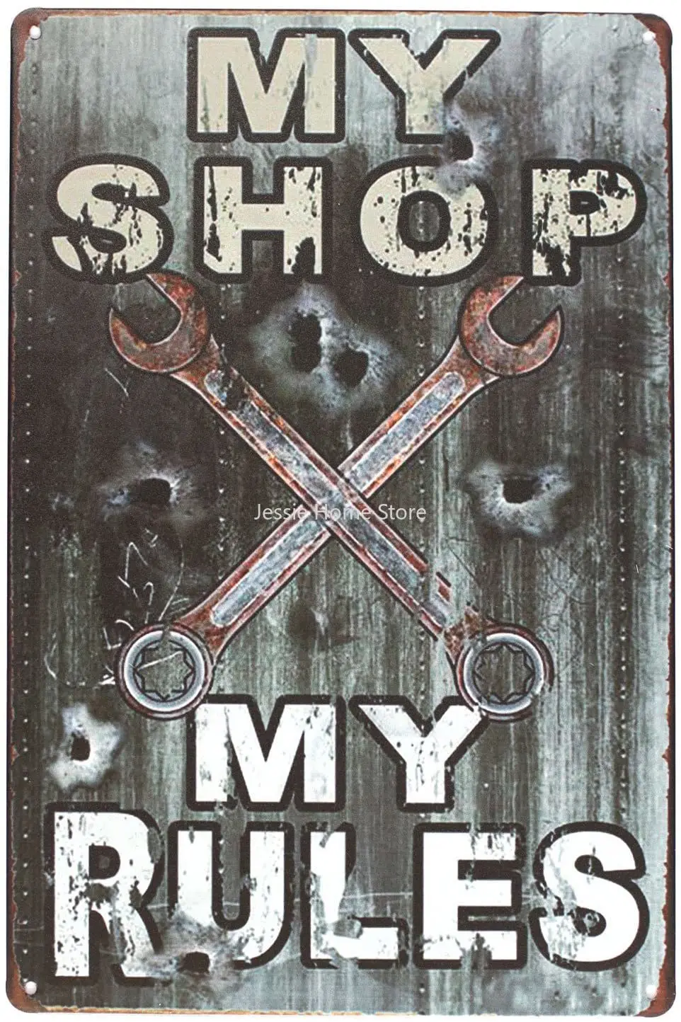 

88 store my shop my rules Vintage Metal signs