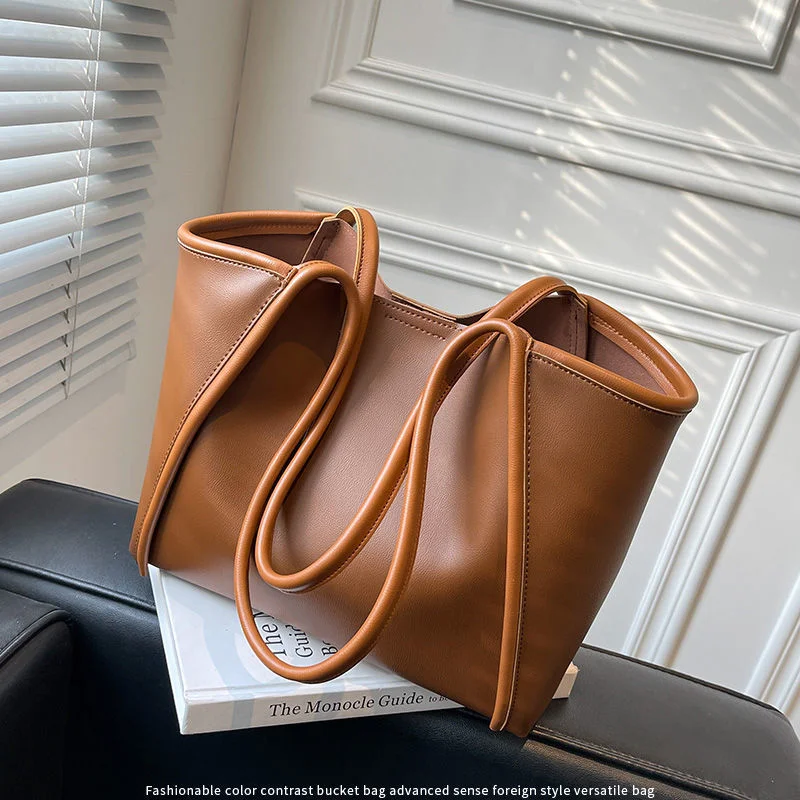 Осенне-зимняя вместительная сумка для женщин новинка 2021 модная сумка-тоут