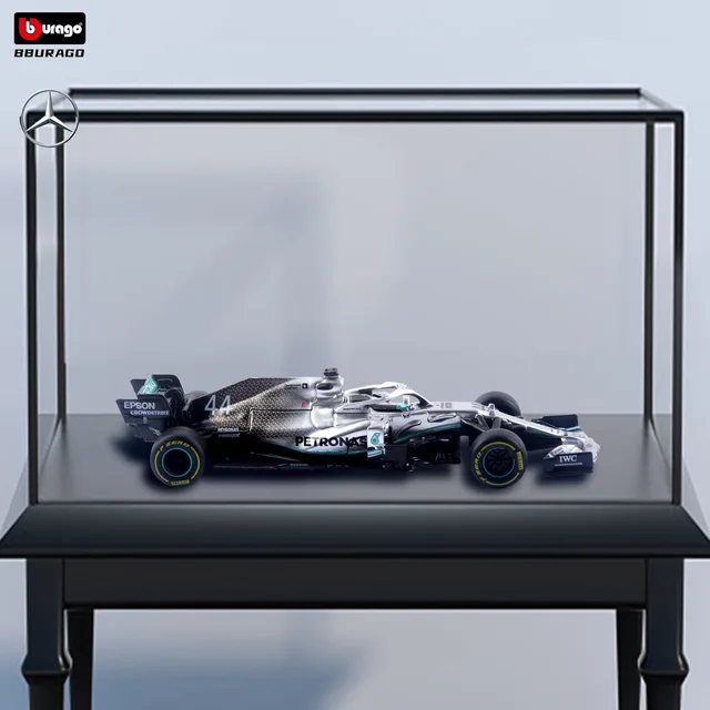 Bburago 1:43 Mercedes Benz-AMG Diecast Model Car F1 Team Driver Racing Formula Cars Static Toy W12 W10#44 #77 4