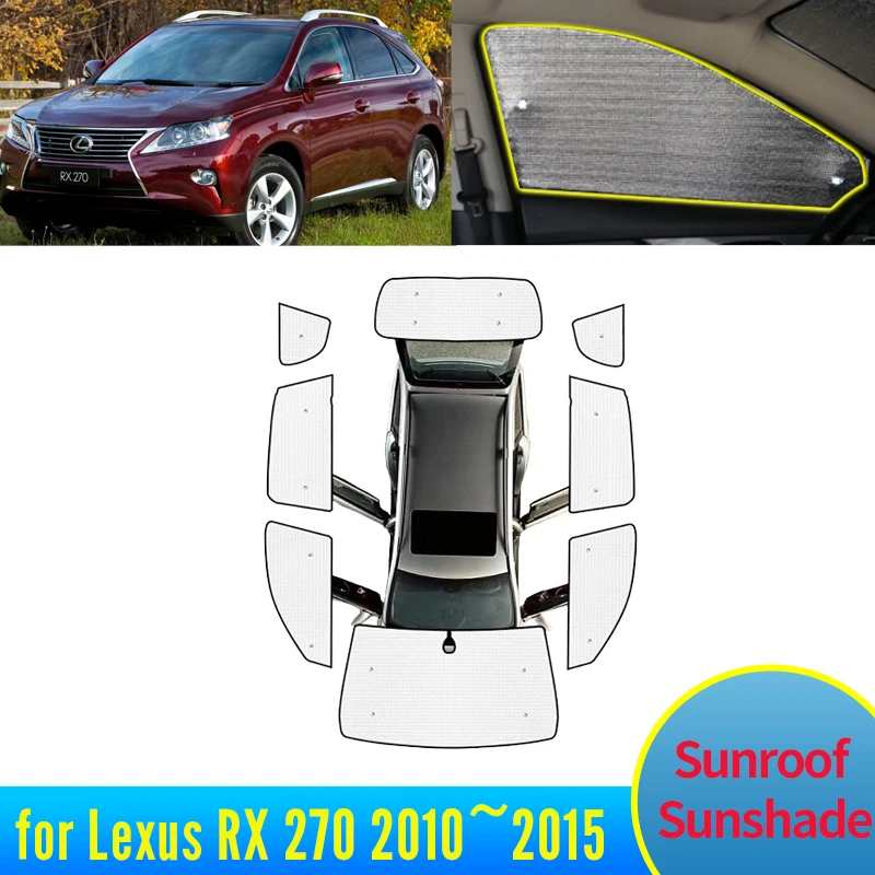 

Car Sun Shade for Lexus RX270 RX 270 300 350 300h 2010~2015 2014 2013 2012 2011 Sunshade Windshield Side Window Privacy Shading