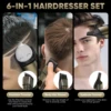 5 in 1 Electric Hair Clippers Men Professional Cordless Hair Trimmer Razors Rechargeable IPX7 Waterproof Hair Cutting Machine 5