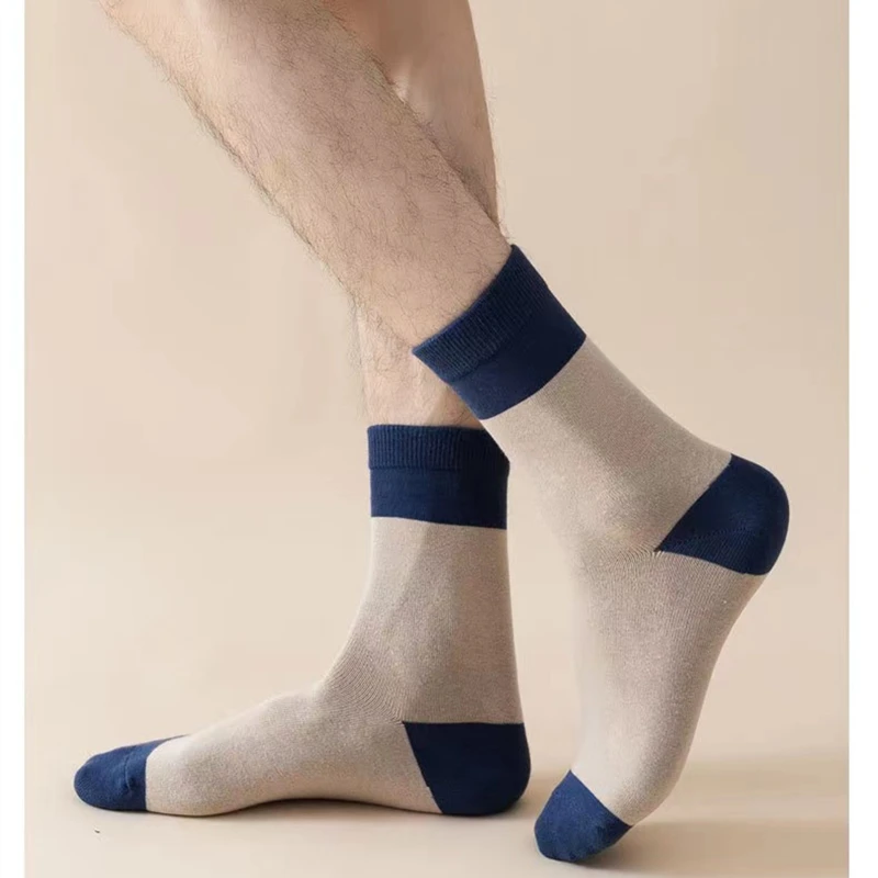 5Pairs Fashion Autumn Winter Warm Man Socks Comfortable Cotton Socks