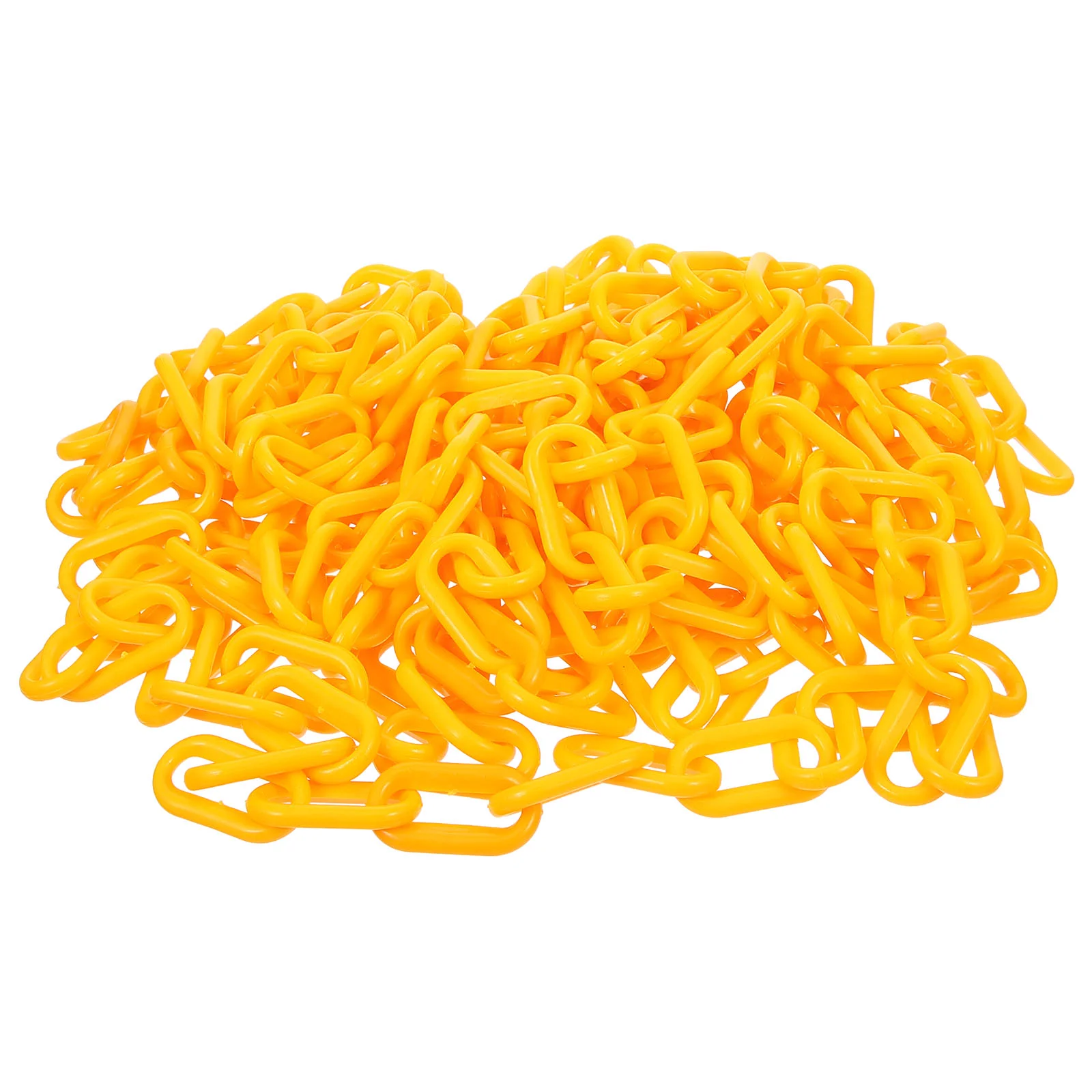 

1 Roll of 6M Plastic Safety Chain Sun Shield Plastic Chain Hangers Colored Barrier Chain Belt for Construction