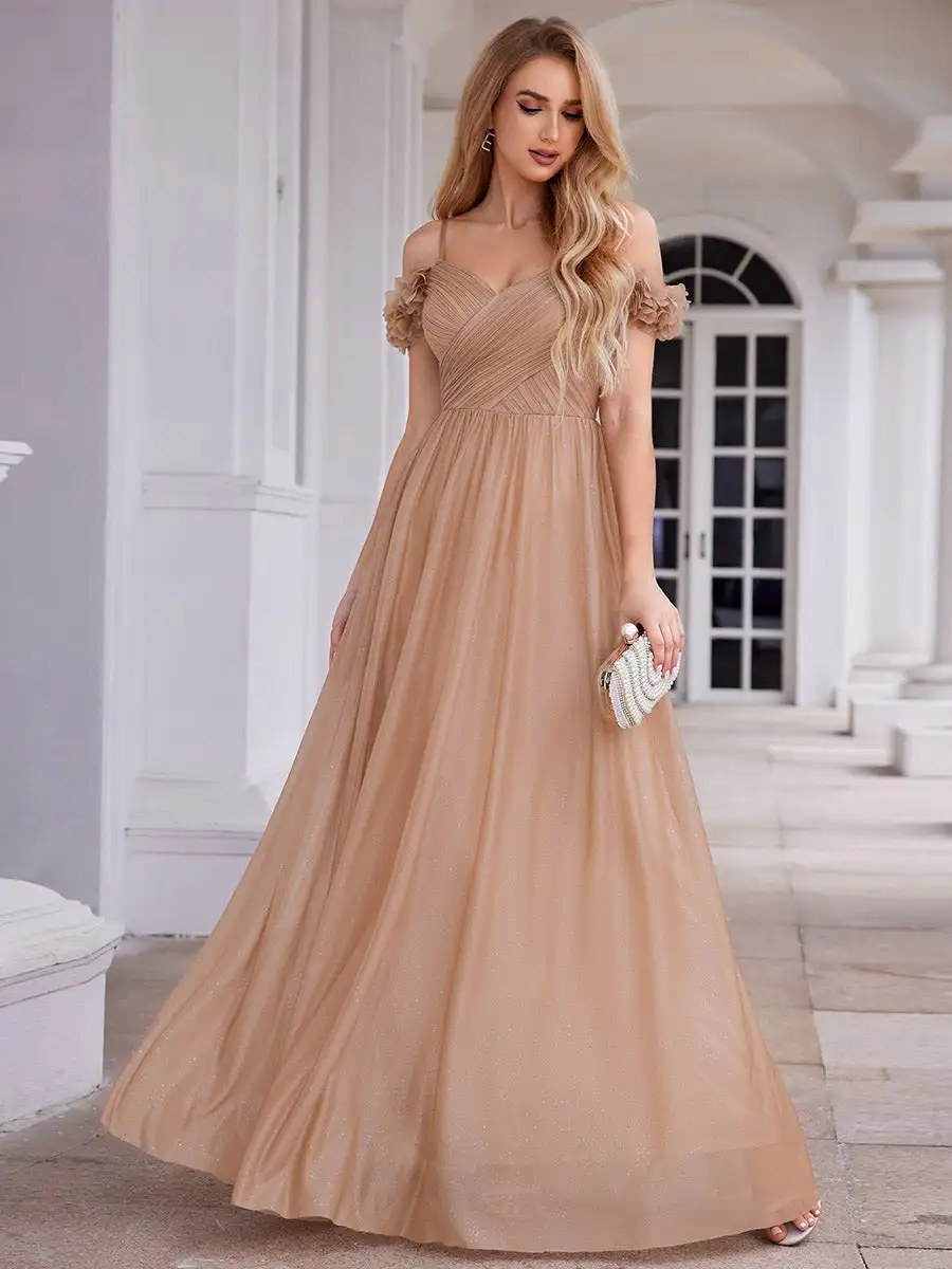 Bridesmaid Dresses Rose Colored Evening Gowns Bridal Gowns Old
