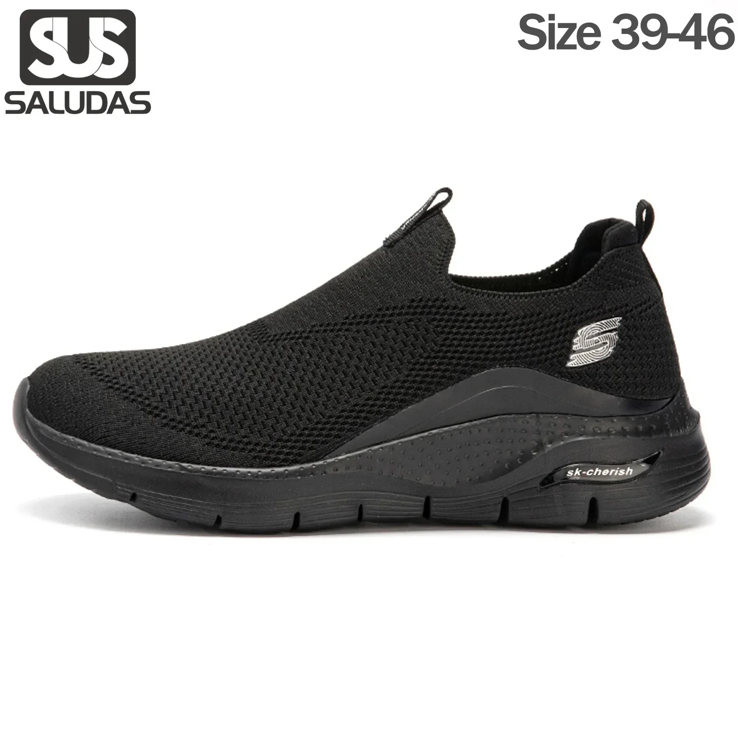

SALUDAS Men Sports Shoes Luxury Brand Male Shoes Fashion Tennis Runners Trends Slip-On Casual Shoes Thick Bottom Athletic Shoes