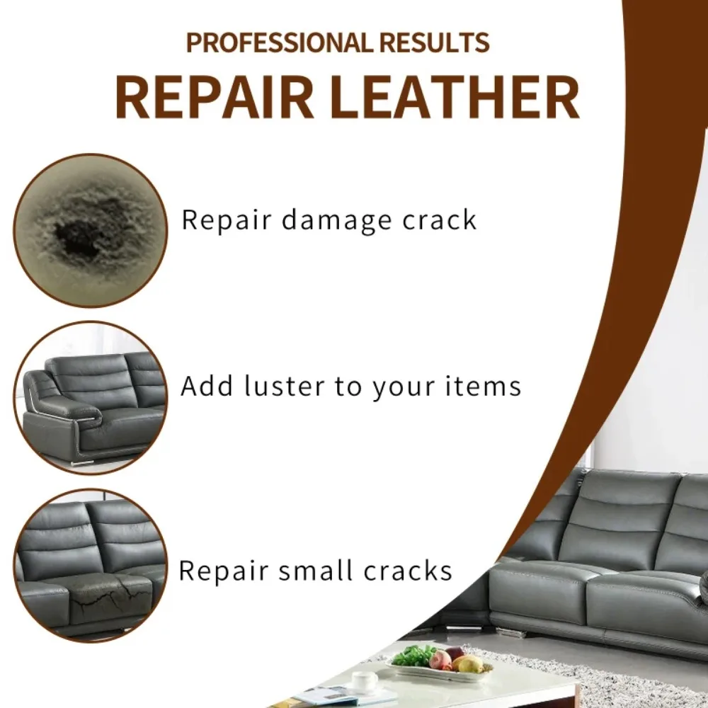 20ml Leather Repair Gel Colored Car Repair Scratches Home and Car Seat Leather Shoe Paste Paint Sofa Restorer Restoration Kit leather repair gel leather repair kit car scratch remover