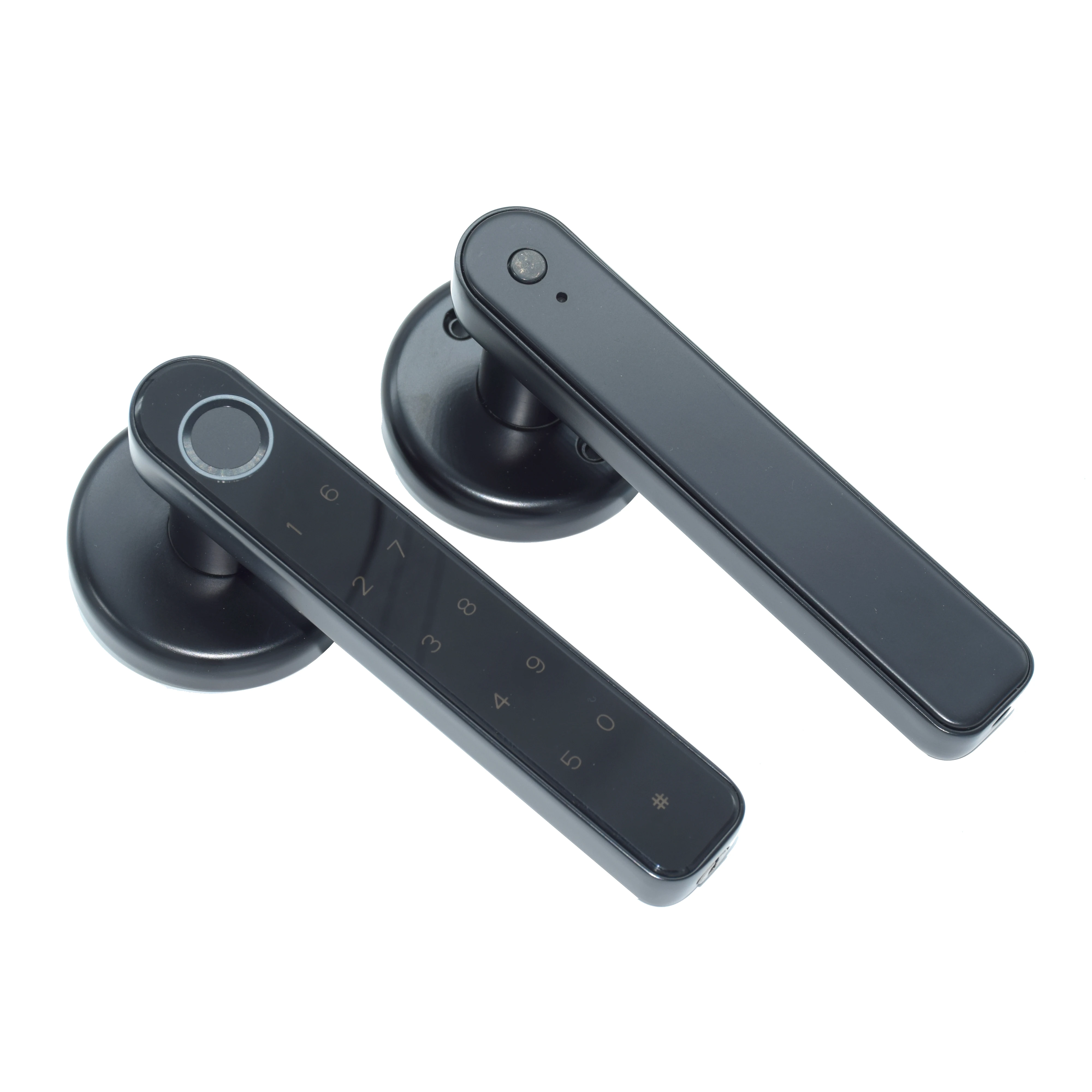 Smart Fingerprint Password Lock Electric Biometrics Code Number Single Latch Door Lock Tuya APP Remote Control