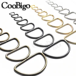 Premium Metal D-Ring Buckles for Handbags, Belts, and Sewing Accessories (50 Pcs Golden)