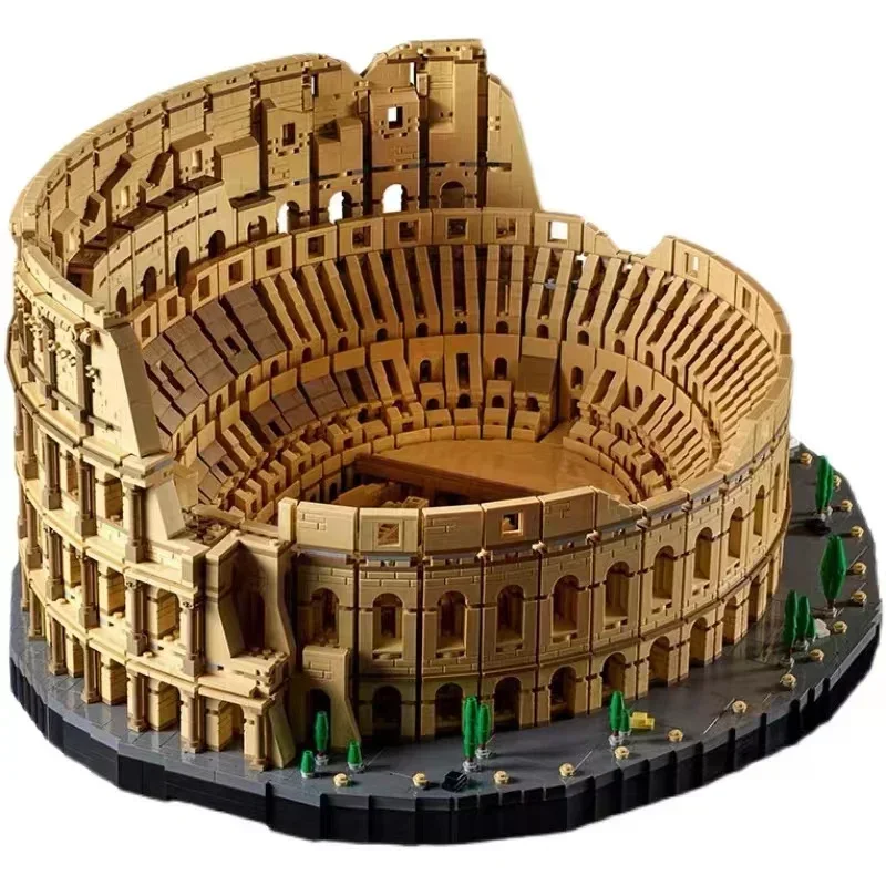 

Large 9036Pcs 86000 Architecture City The Italy Roman Colosseum Model Building Blocks 10276 Bricks Kids Toys
