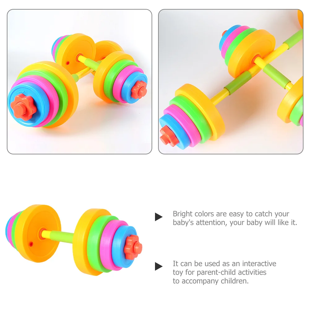 Adjustable Dumbbell Kids Toy Arm Training Exercise Hand Weight Kindergarten Workout Sand Water Filled adjustable dumbbell