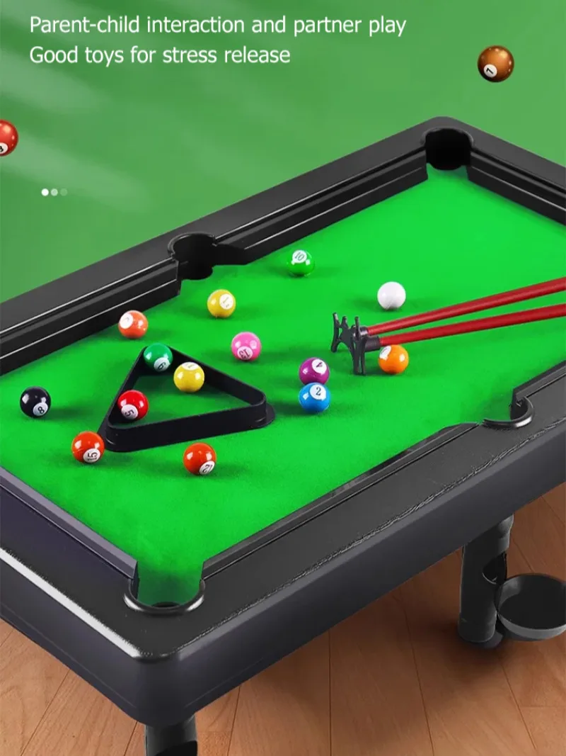 Ensembles de billard IkSports pour la famille, mini piscine britannique, maison, interaction parent-enfant, jouets de bureau, cadeau de Noël, divertissement amusant
