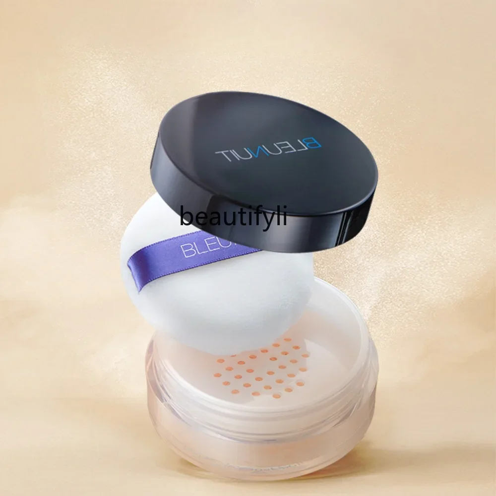 

yj Light Face Holding Makeup Powder Not Easy to Card Powder Oil Control Makeup Long-Lasting Glitter Waterproof Face Powder