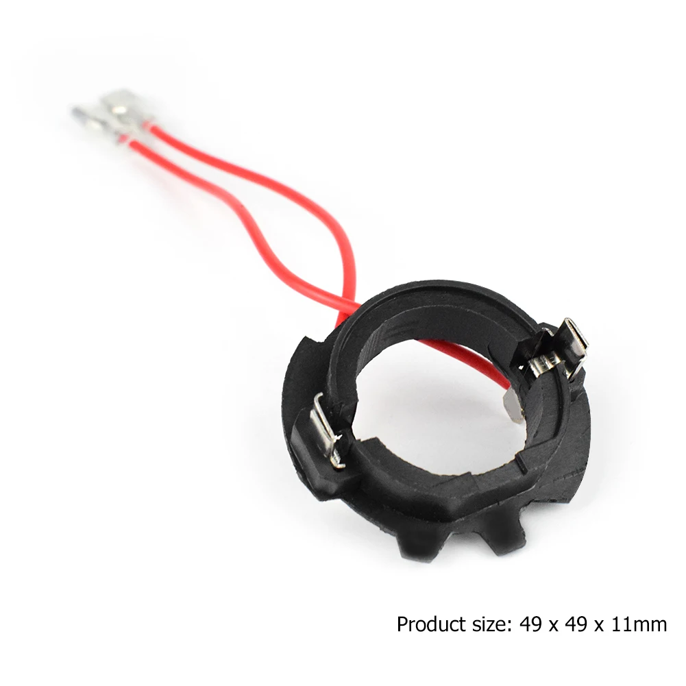 1 Pair H7 LED Headlight Bulb Base Adapters Holders Retainers for Golf 5 MK5 Lamp Base Headlight Accessories