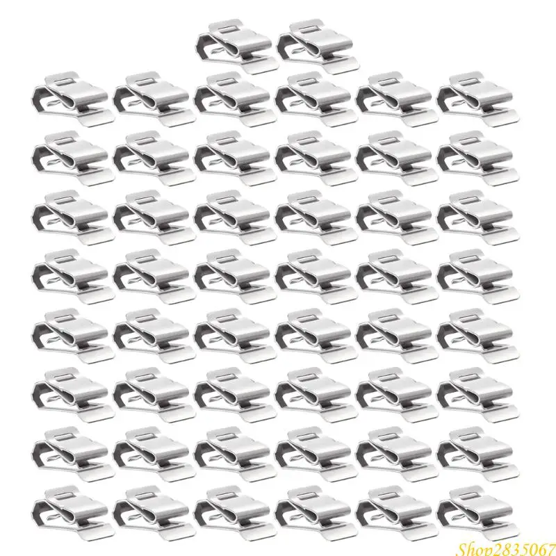 50pcs 태양 광 패널 와이어 클램프 케이블 패스너 트레일러 프레임 와이어 클램프 831F