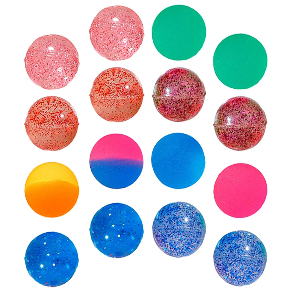 

Colorful Bouncy Balls Elastic Round Simple Bouncing Game Colored Carnival Party Bounce Kids Toy