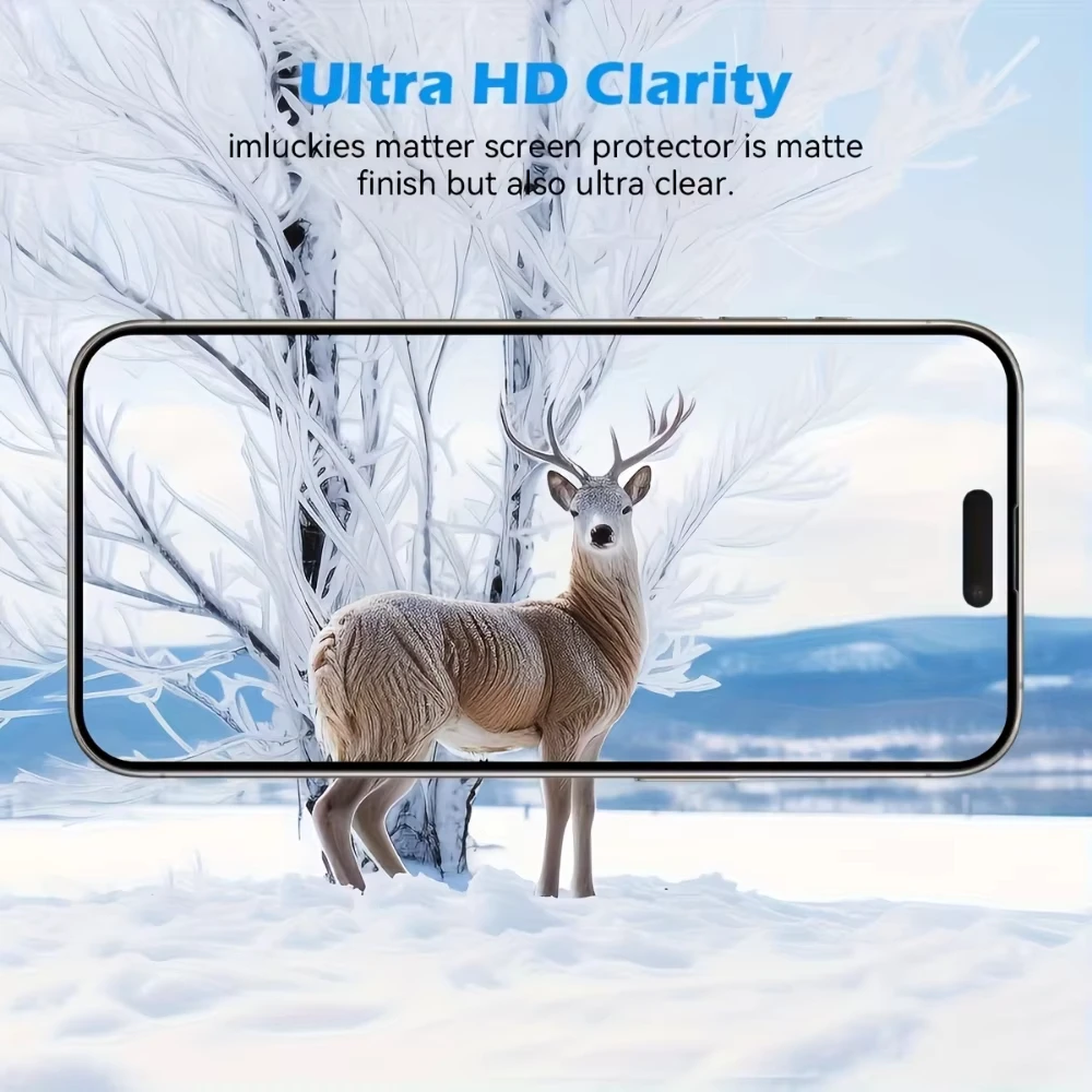 Premium Tempered Glass HD Screen Protector (1-5 Pack)