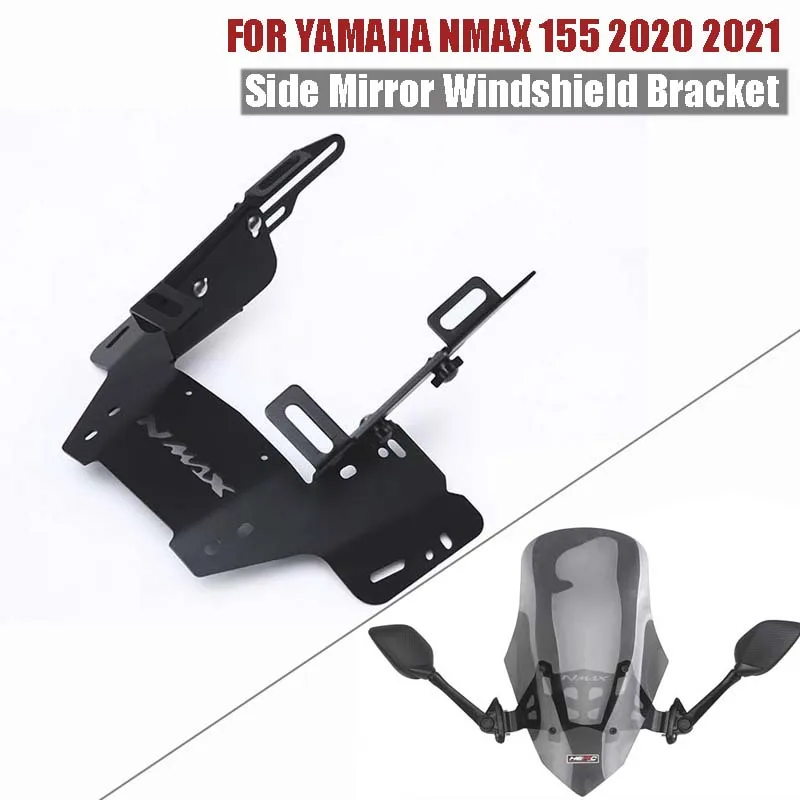 Rearview Rear View Side Mirrors Windshield Lifting Bracket For Yamaha Nmax155 Nmax 155 2020 2021 Motorcycle Scooters Accessories |