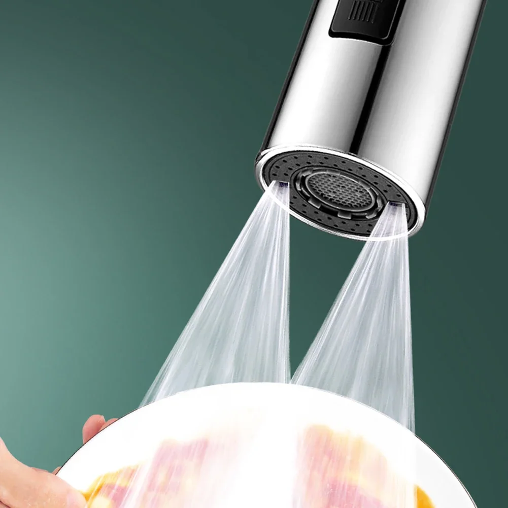 360 Degree Rotatable Faucet Extender Kitchen Faucet Aerator 3 Modes Faucet Washbasin Sprayer Saving Water Tap Nozzle for Sink