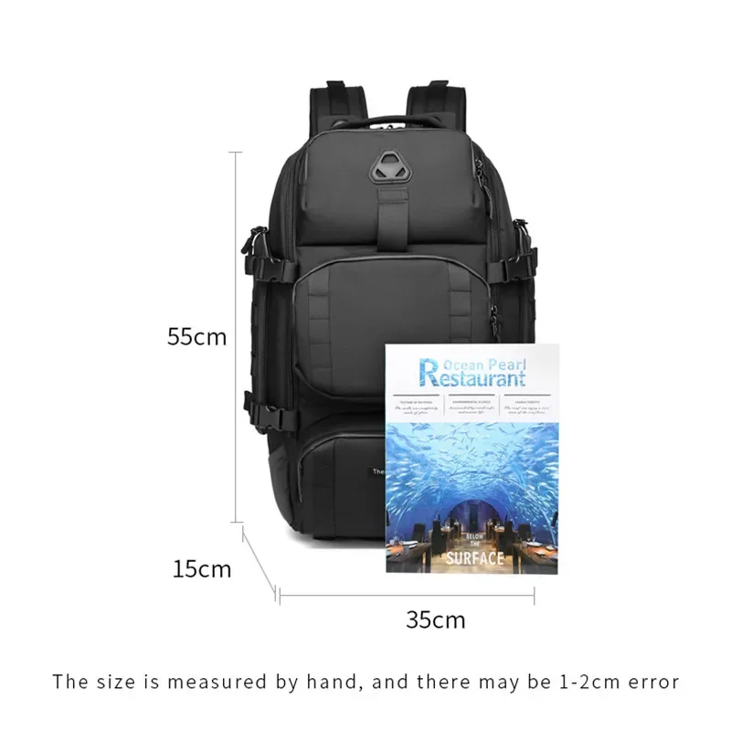 Waterproof Laptop Backpack with USB Charging for Travel and Business