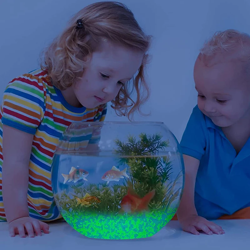 luminous sand 1000pcs 3-5mm Luminous Sand Glow In Dark Pebbles Stone Home Garden Yard Outdoor Path Lawn Decorations Fish Tank Aquarium Decor