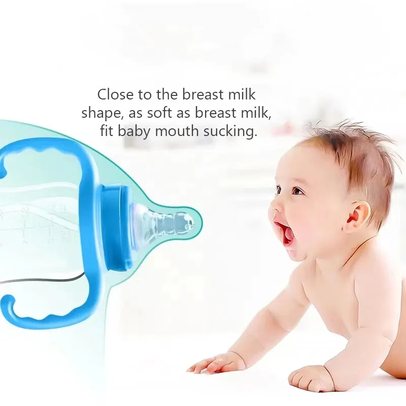 0-3 years old baby pp bottle handle Anti-flatulence Anti choking Water Milk Feeding Bottle