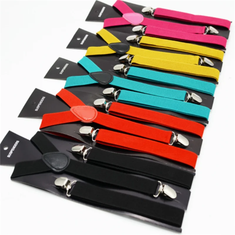 Elegant Elastic Leather Suspenders - Adjustable Straps