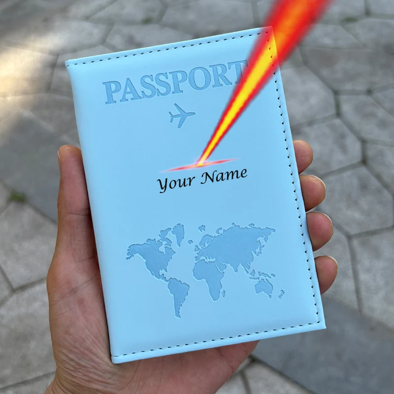 Personalized Passport Holder and Travel Wallet in PU Leather