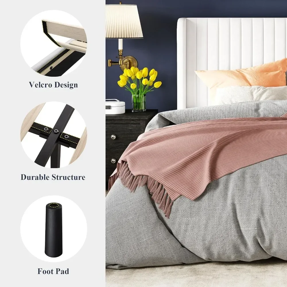 King Size Velvet Bed Frame 2