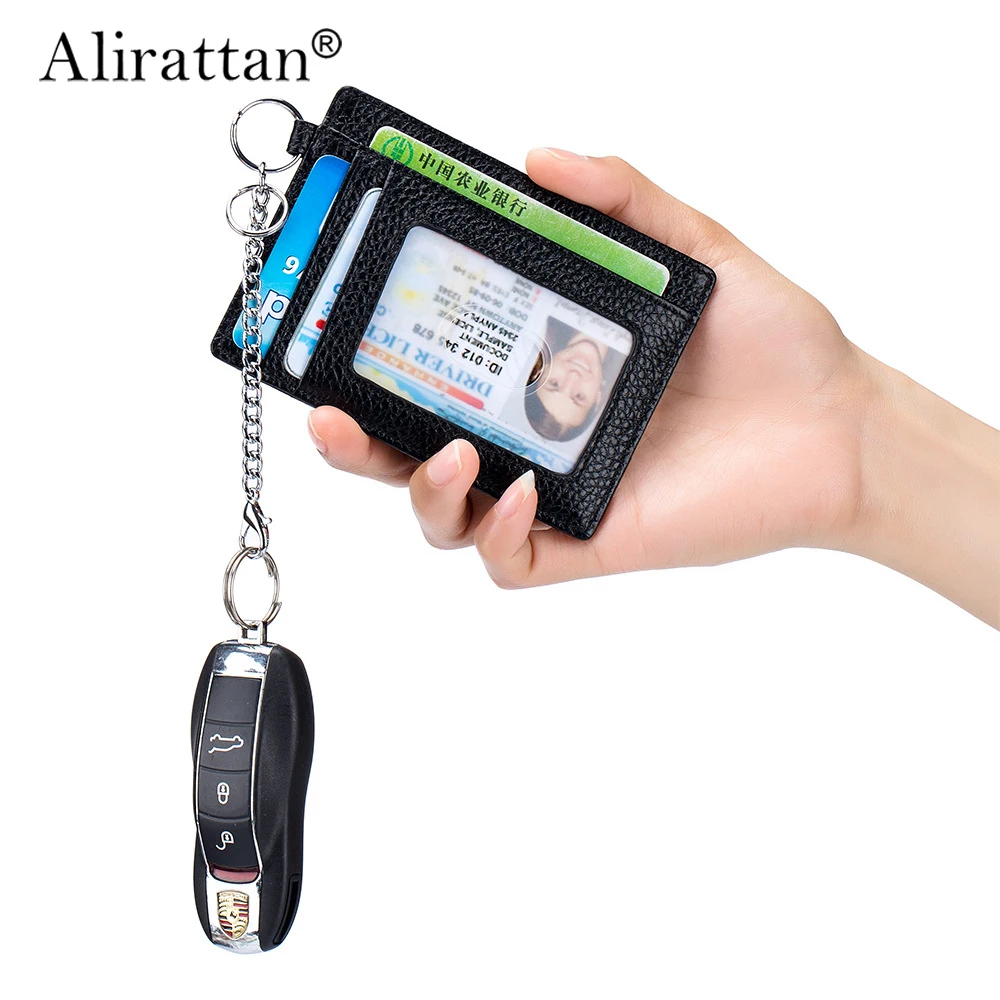 

Новинка 2024, брелок Alirattan для карт, RFID-защита от кражи, ультратонкий мини-кошелек для карт, брелок для карт
